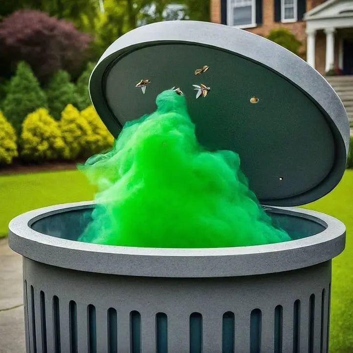 Gunky Trash Bins